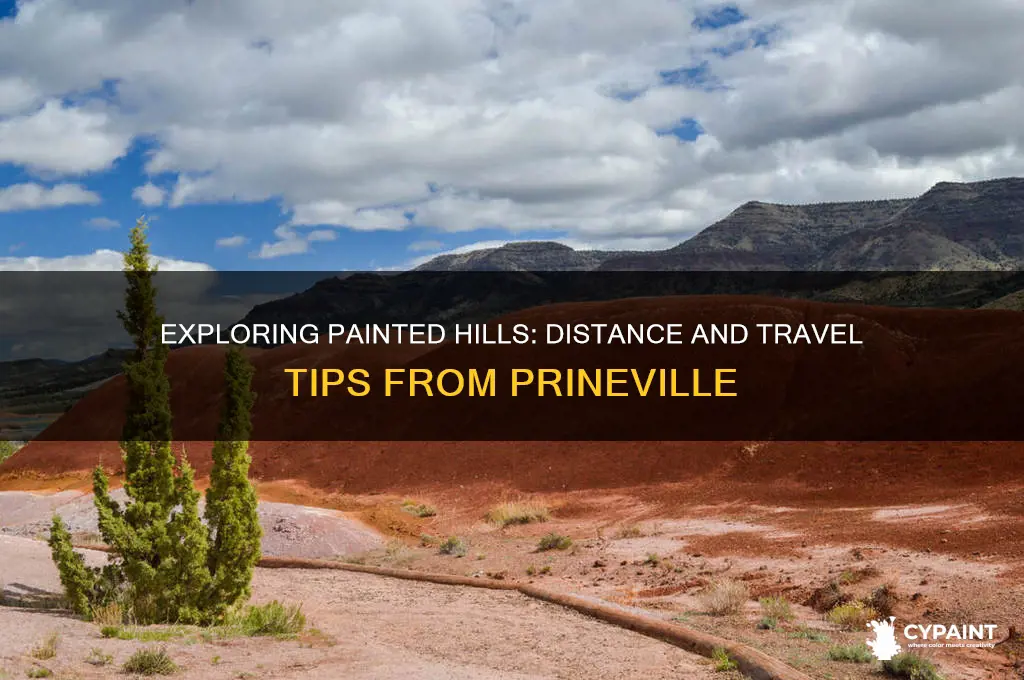 how far are painted hills from prineville