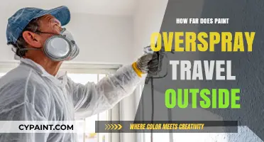 How Far Does Paint Overspray Travel Outdoors: A Comprehensive Guide