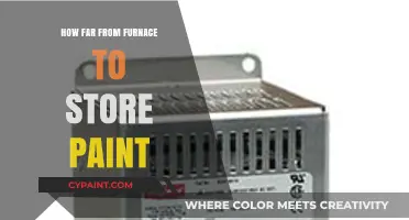 Safe Paint Storage: Optimal Distance from Furnace Explained
