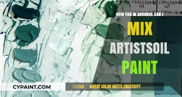 The Perfect Timing for Mixing Artist's Oil Paint