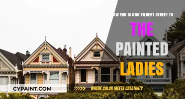 Exploring SF: Distance from 666 Filbert Street to Painted Ladies