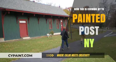Travel Distance: Corning to Painted Post