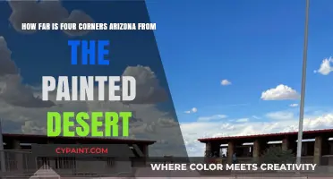 Exploring Arizona: Distance from Four Corners to Painted Desert