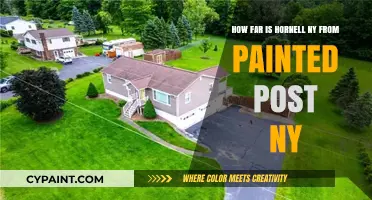 Travel Distance: Hornell to Painted Post