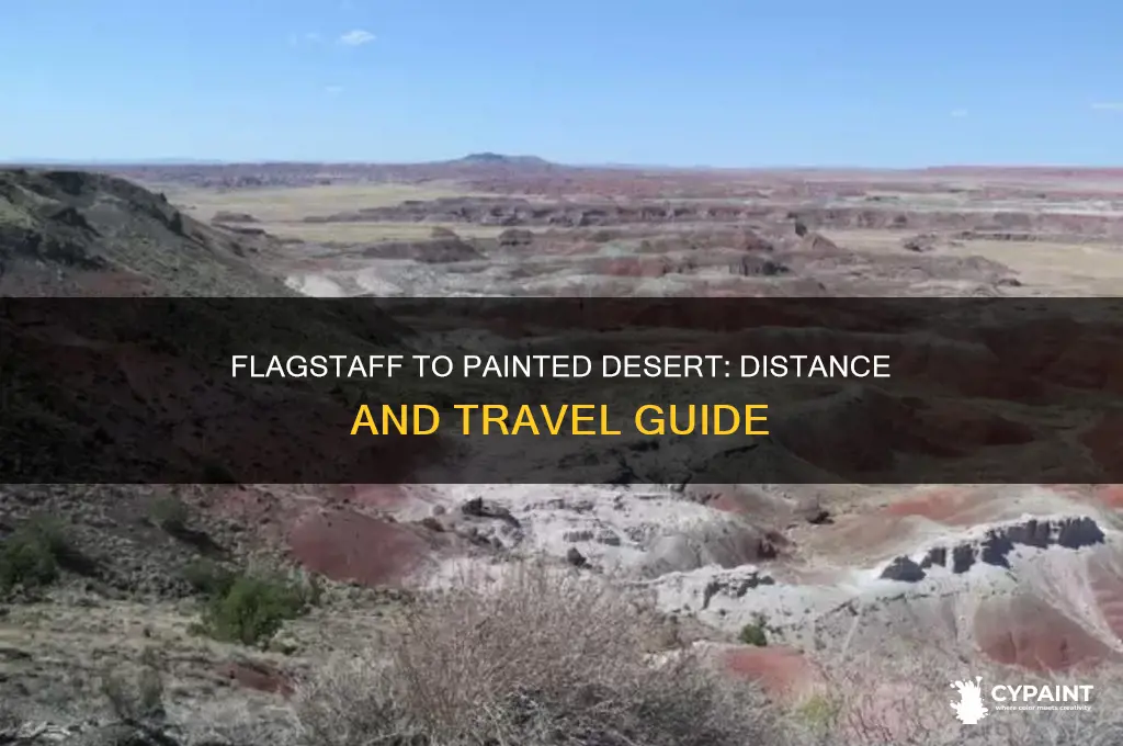 how far is it from flagstaff to the painted desert