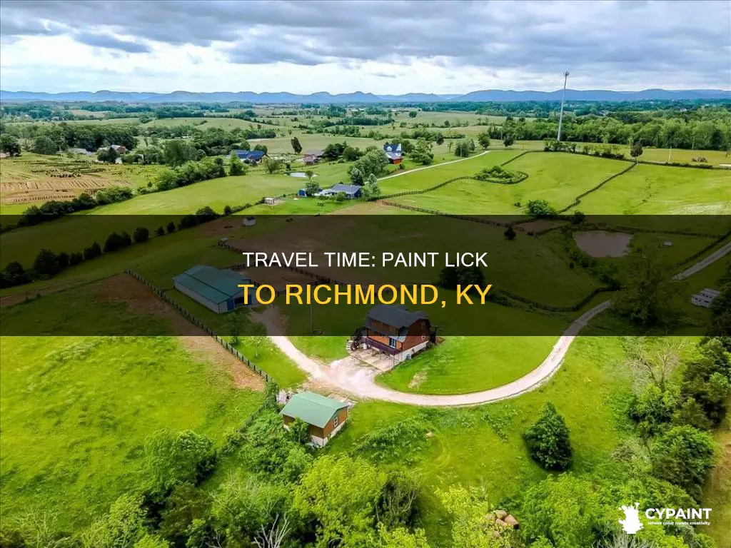 how far is paint lick ky from richmond ky