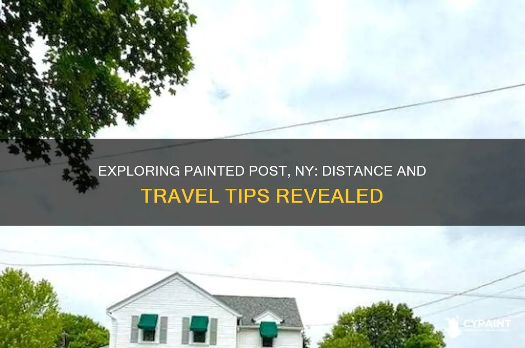 how far is painted post new york