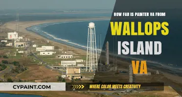 Painter and Wallops Island: How Far Apart?