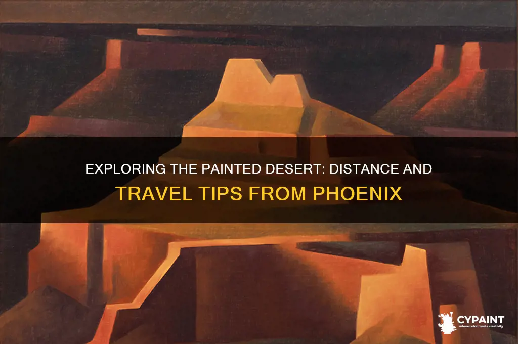how far is the painted desert from phoenix