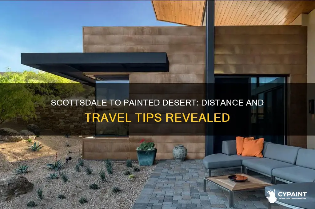 how far is the painted desert from scottsdale