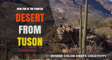 Exploring the Painted Desert: Distance from Tucson Revealed