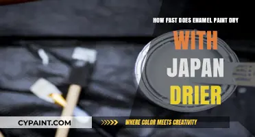 Enamel Paint Drying: Japan Drier's Quick Results