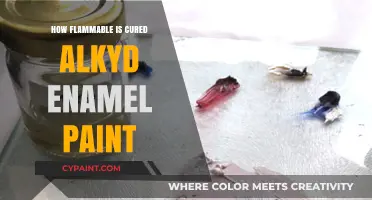 Is Cured Alkyd Enamel Paint Flammable? Safety Insights Revealed