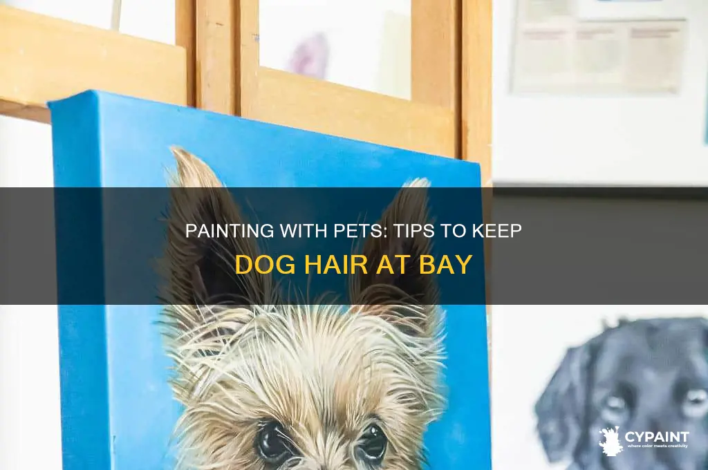 how fo i keep dog hair away when painting rooms
