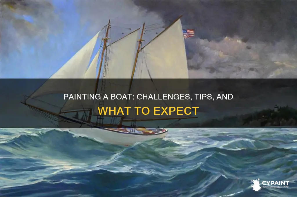 how hard is it to paint a boat