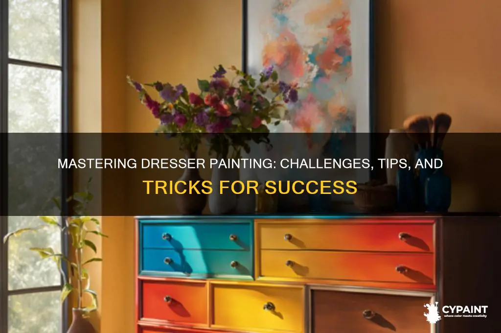 how hard is it to paint a dresser