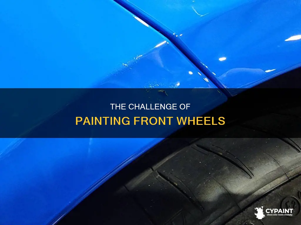 how hard is it to paint a front wheel