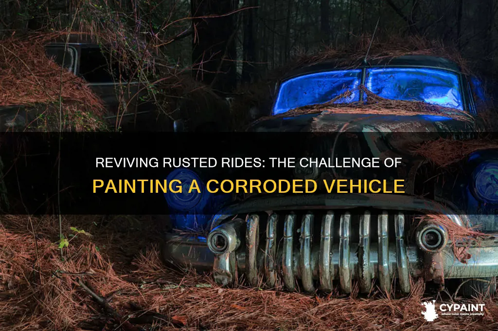 how hard is it to paint a rusted body vehicle