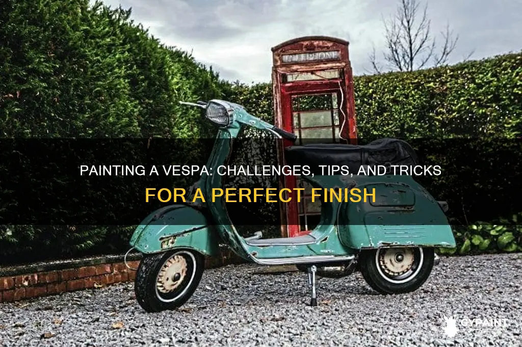 how hard is it to paint a vespa