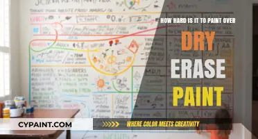 Painting Over Dry Erase Paint: Challenges and Tips for Success