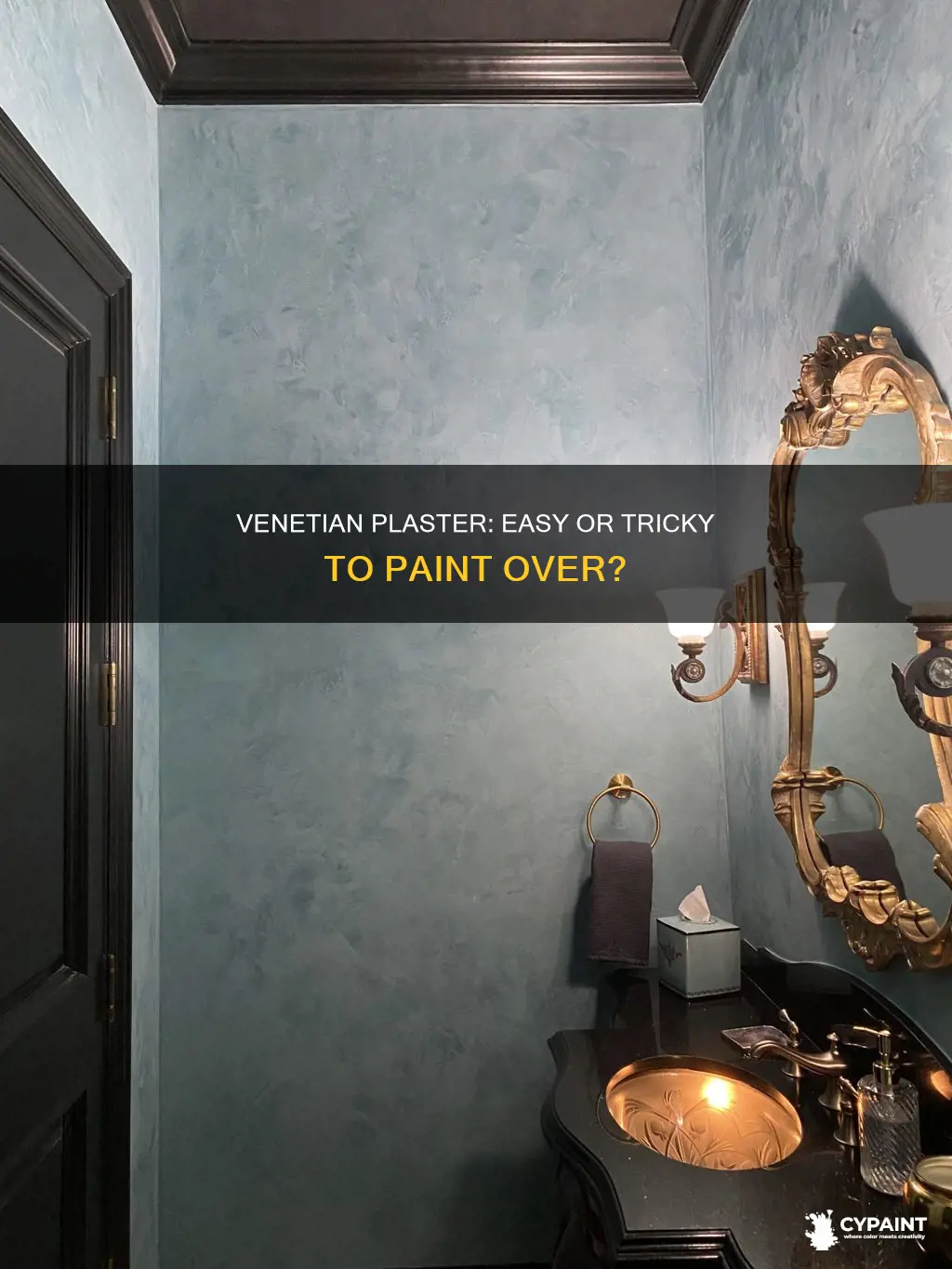 how hard is it to paint over venetian plaster