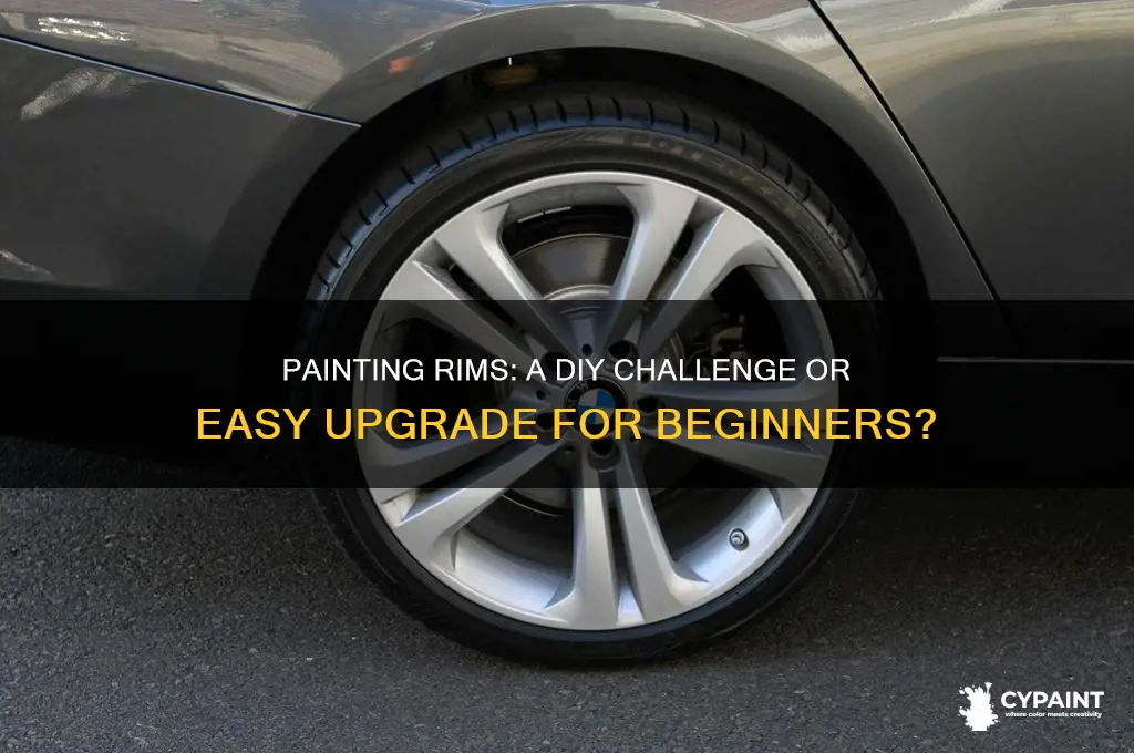 how hard is it to paint rims