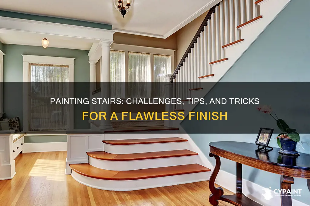 how hard is it to paint stairs
