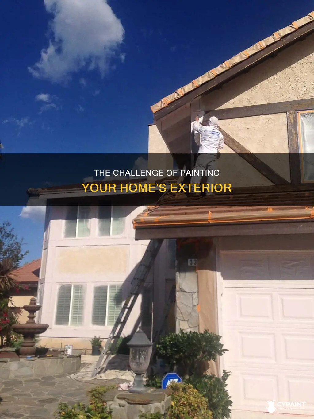 how hard is painting the outside of a home