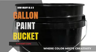 Unveiling the Weight: How Heavy is a 5-Gallon Paint Bucket?