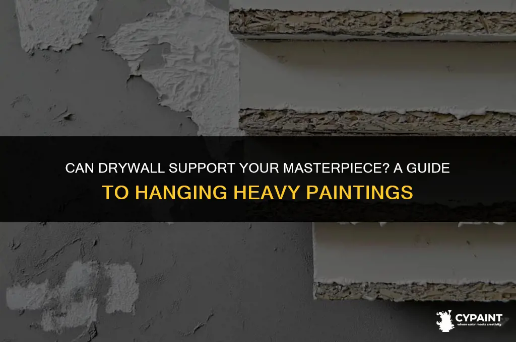 how heavy of a painting can drywall hold
