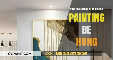 Perfect Height: Hanging Art Above Your Head with Style and Ease