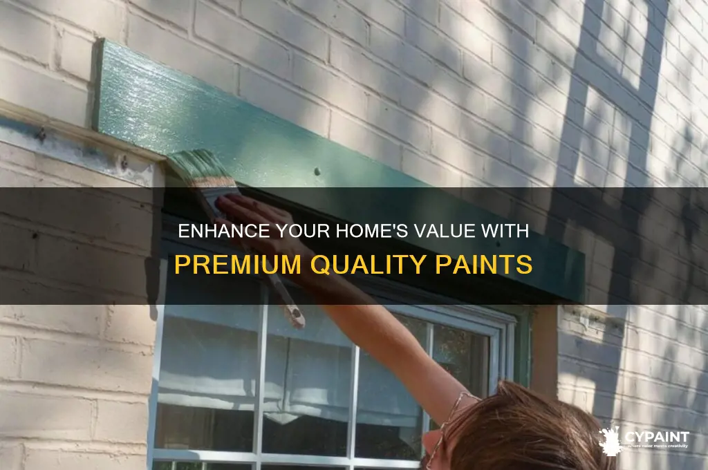how high quality paints improve the value of your home