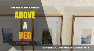 The Perfect Height for Hanging Artwork Above Your Bed