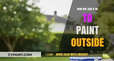 Sizzling Brushstrokes: The Ideal Temperature for Outdoor Painting