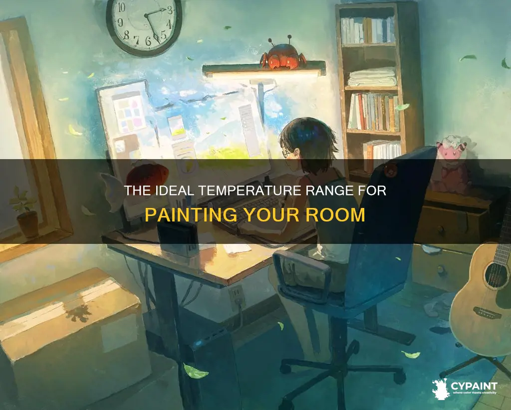 how hot is too hot to paint a room