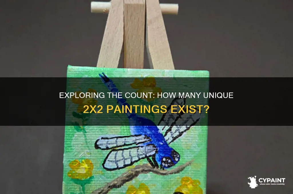 how how many 2x2 paintings are there