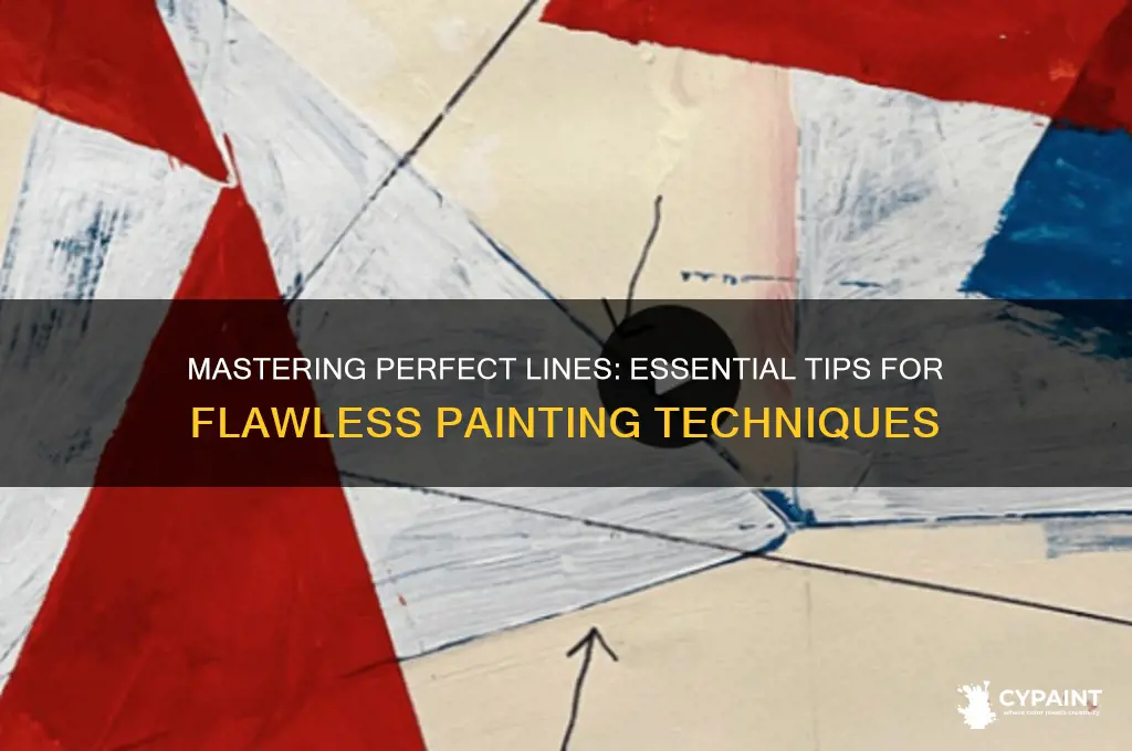 how how to cut a line in perfect while painting