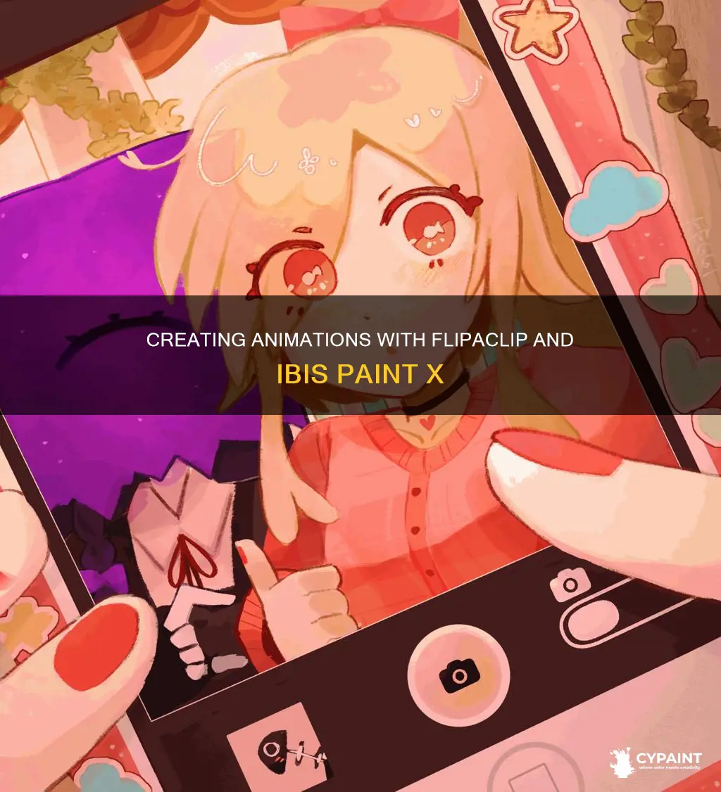 how i animate on flipaclip with ibis paint x