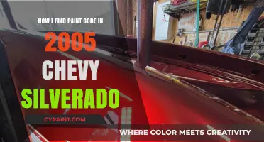 Finding Paint Code for 2005 Chevy Silverado