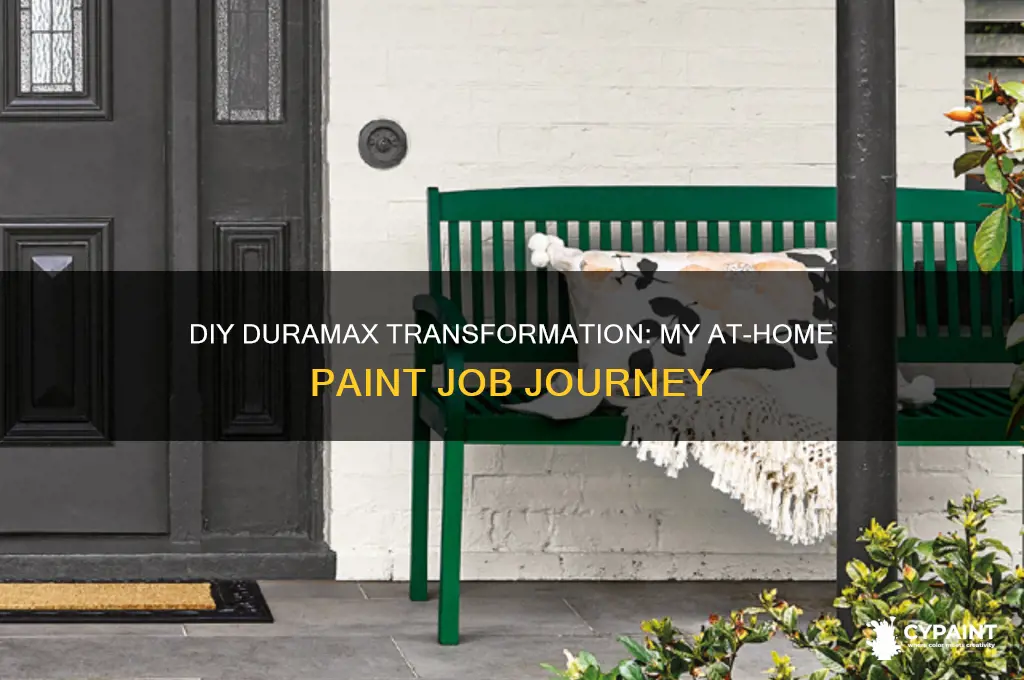 how i painted my duramax at home