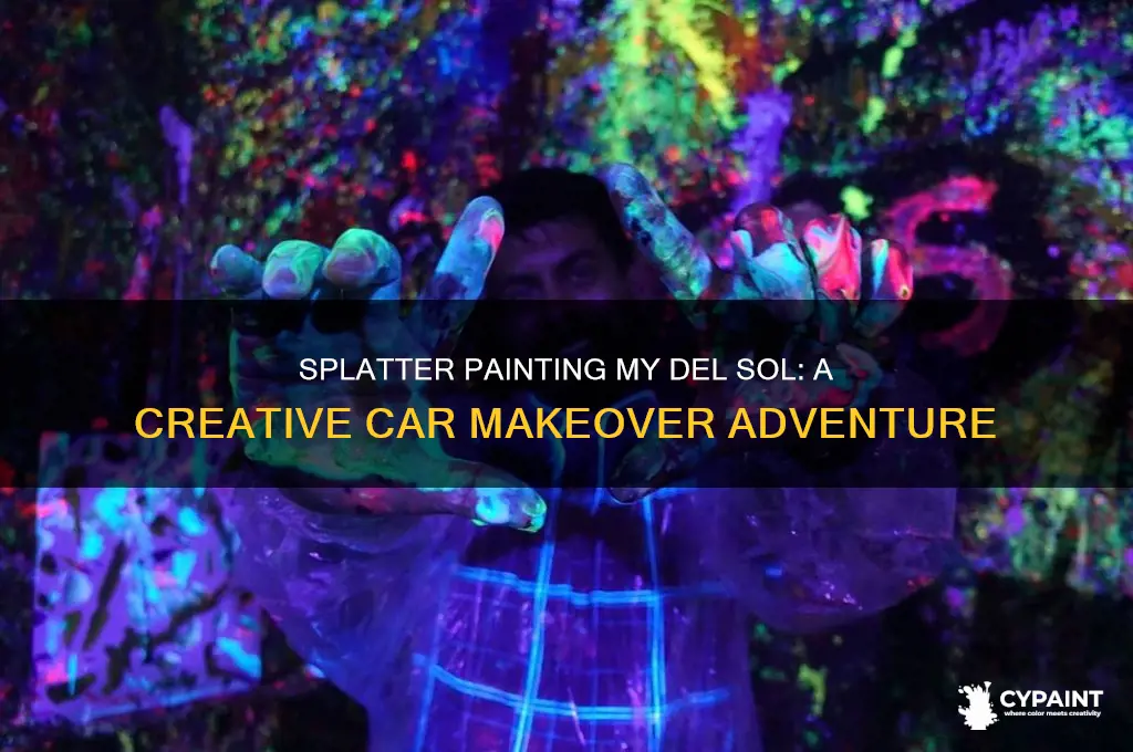 how i splatter painted my del sol