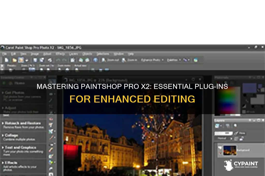 how import plug-ins paint shop x2