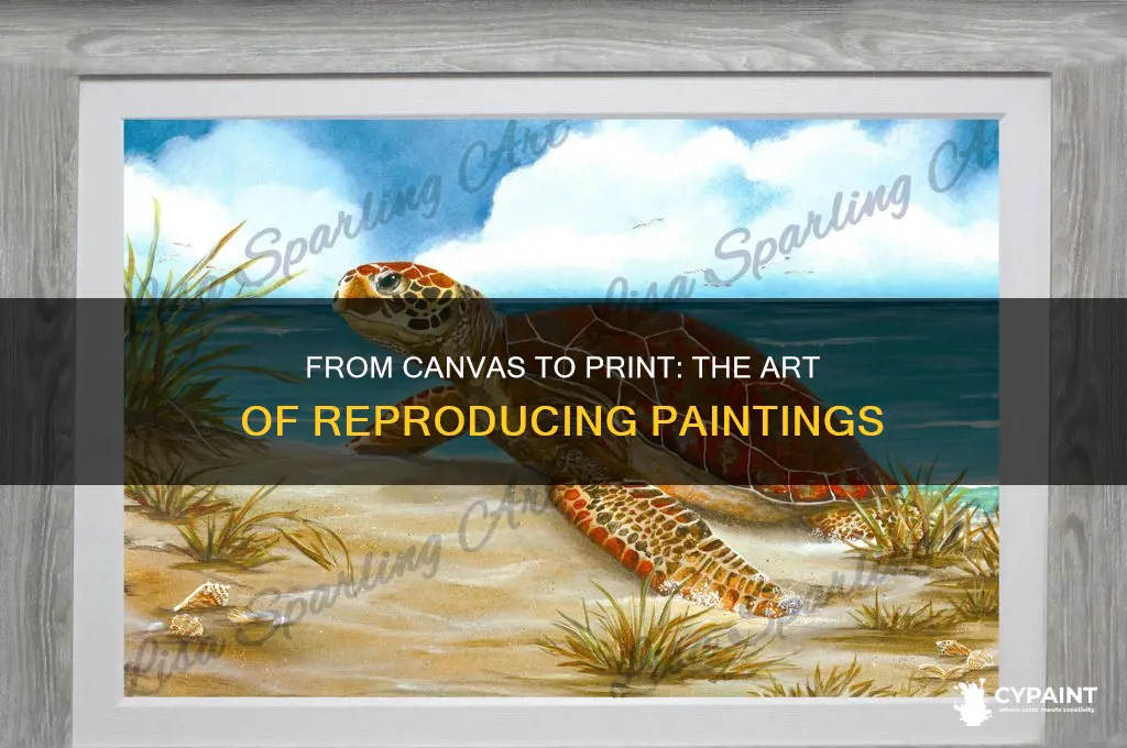 how is a print made from a painting
