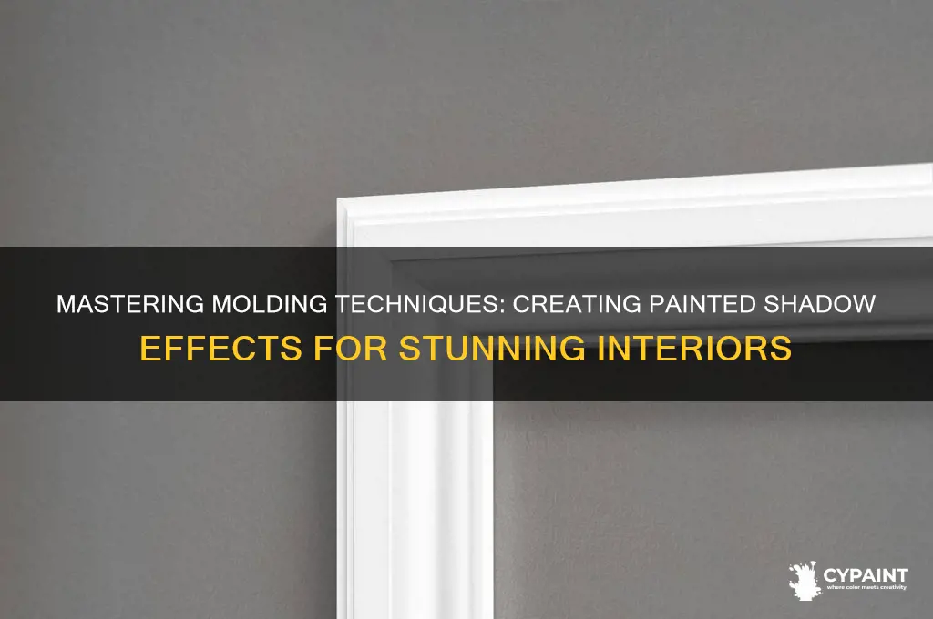 how is called molding with painted shadow effect