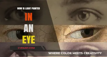 The Art of Light Painting: How Eyes Capture and Reflect Illumination