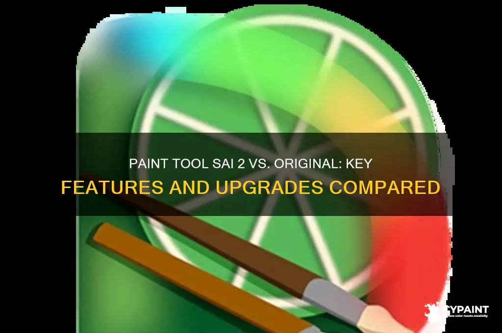 how is paint tool sai 2 different than the first