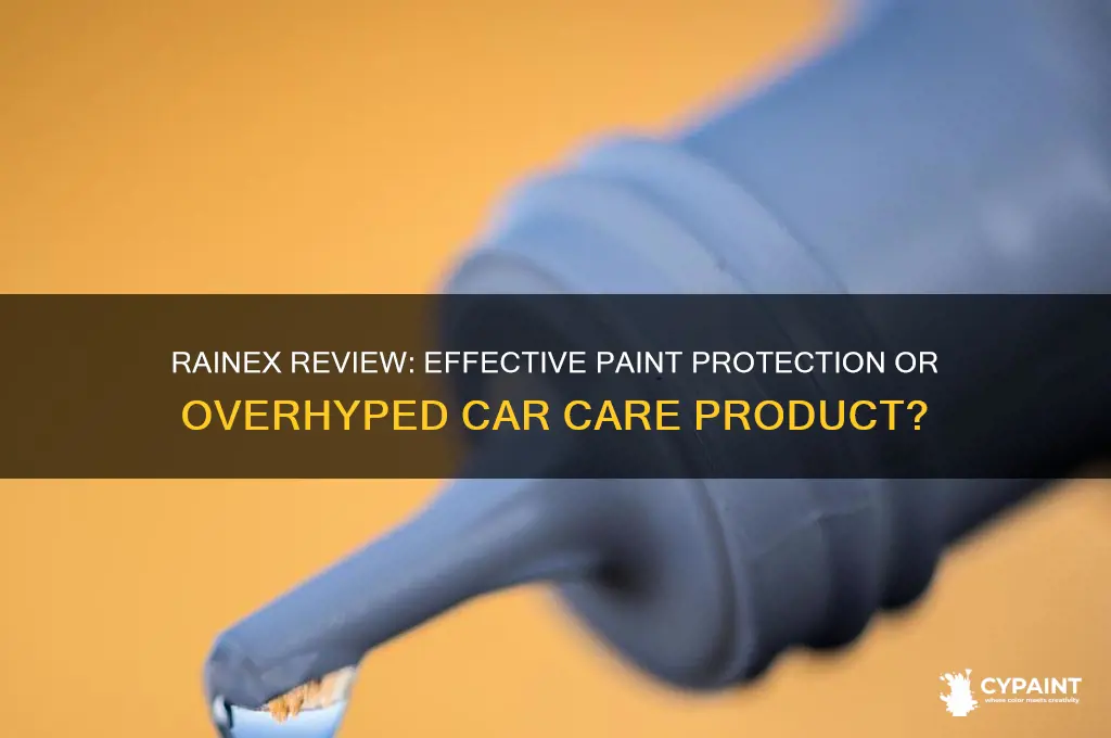 how is rainex as a paint protectorant