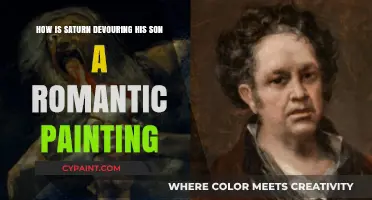 Saturn's Romantic Devouring: A Disturbing, Yet Beautiful Painting