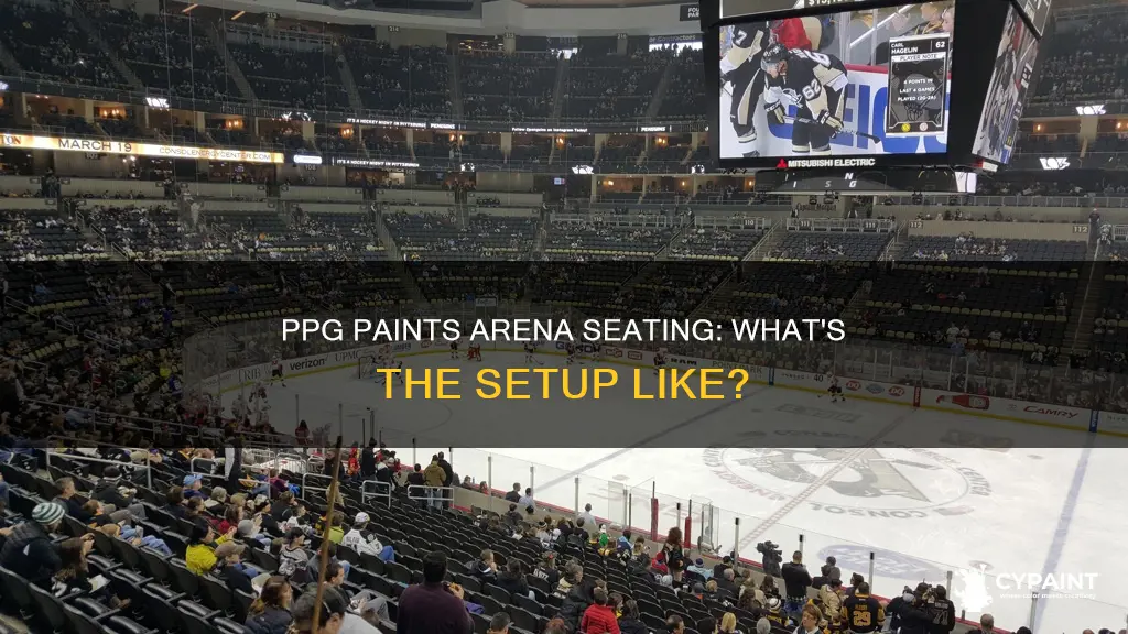 how is seating in ppg paints arena set up
