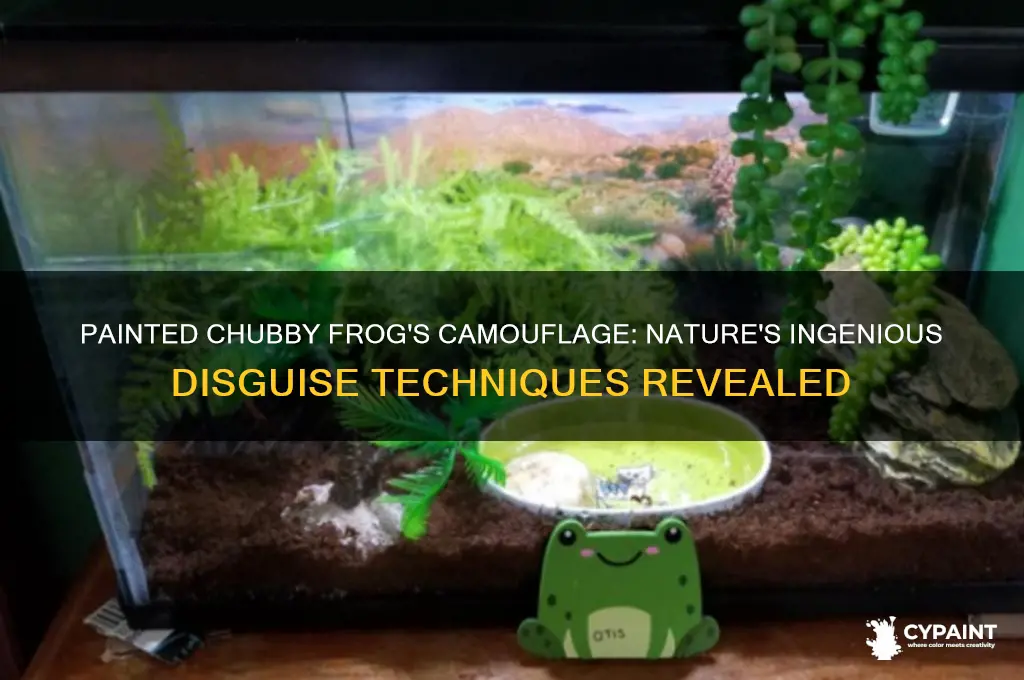 how is the painted chubby frog camouflage